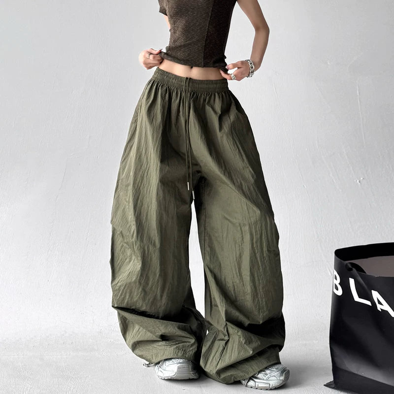 6017947273919,6017947273920,6017947273921,6017947273922,6017947273923,6017947273924,6017947273925,6017947273926, High Waisted Loose Wide Leg Casual Pants