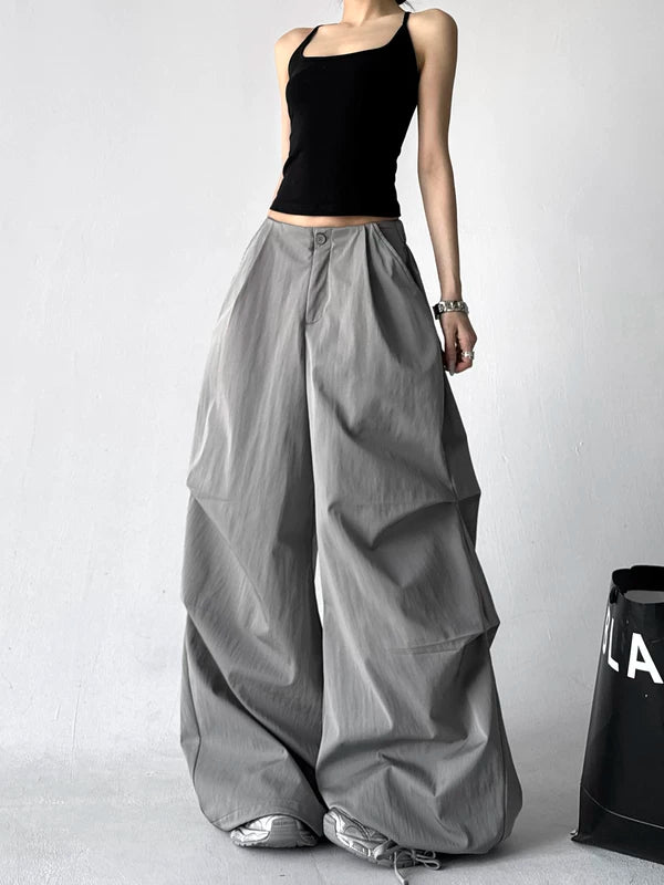 High Waisted Oversized Wide Leg Pants 2