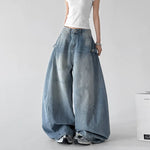 6209234283739,6209234283740,6209234283741,6209234283742, High Waisted Wide Leg Denim Pants