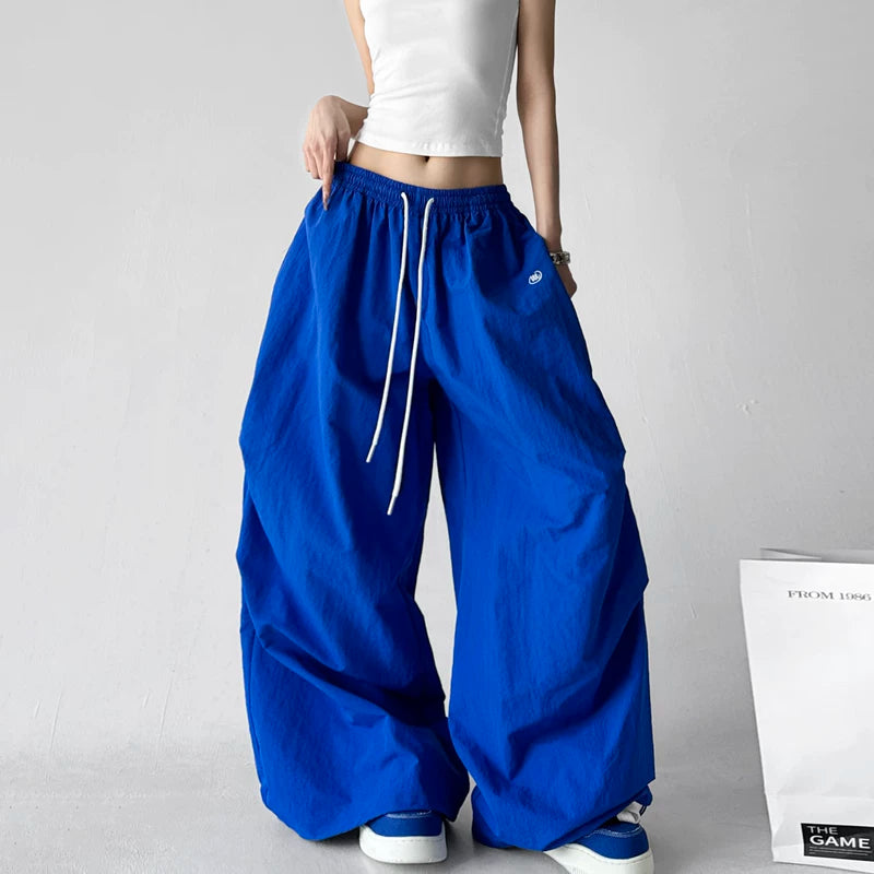 1627207:3707775,6015411368013,1627207:3707775,6015411368014,1627207:3707775,6015411368015,1627207:3707775,6015411368016,6015411368013,6015411368014,6015411368015,6015411368016, High-Waisted Wide-Leg Drawstring Workwear Pants