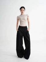 High-Waisted Wide-Leg Dress Pants 4