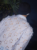 Hollow Floral Long Sleeve Casual Shirt 5