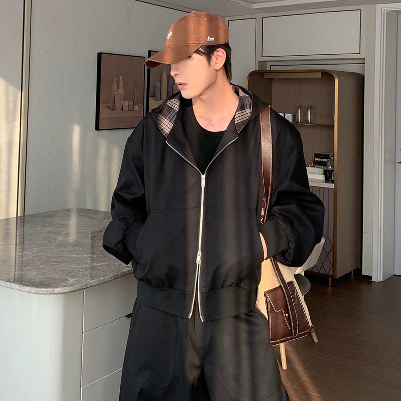 6192728619147,6192728619151,6192728619155, Hooded Cardigan Jacket and Pants Set