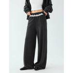 1627207:6543502421,6176331726088,1627207:6543502421,6176331726089,1627207:6543502421,6176331726090,6176331726088,6176331726089,6176331726090, Hooded Zip Sweatshirt and Wide Leg Pants