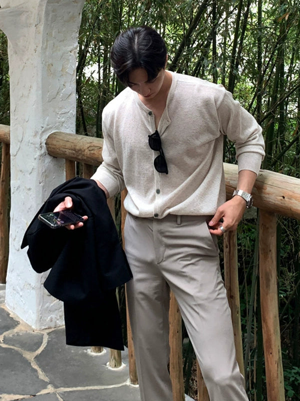 Hırka Kazak Rahat Hafif Triko 