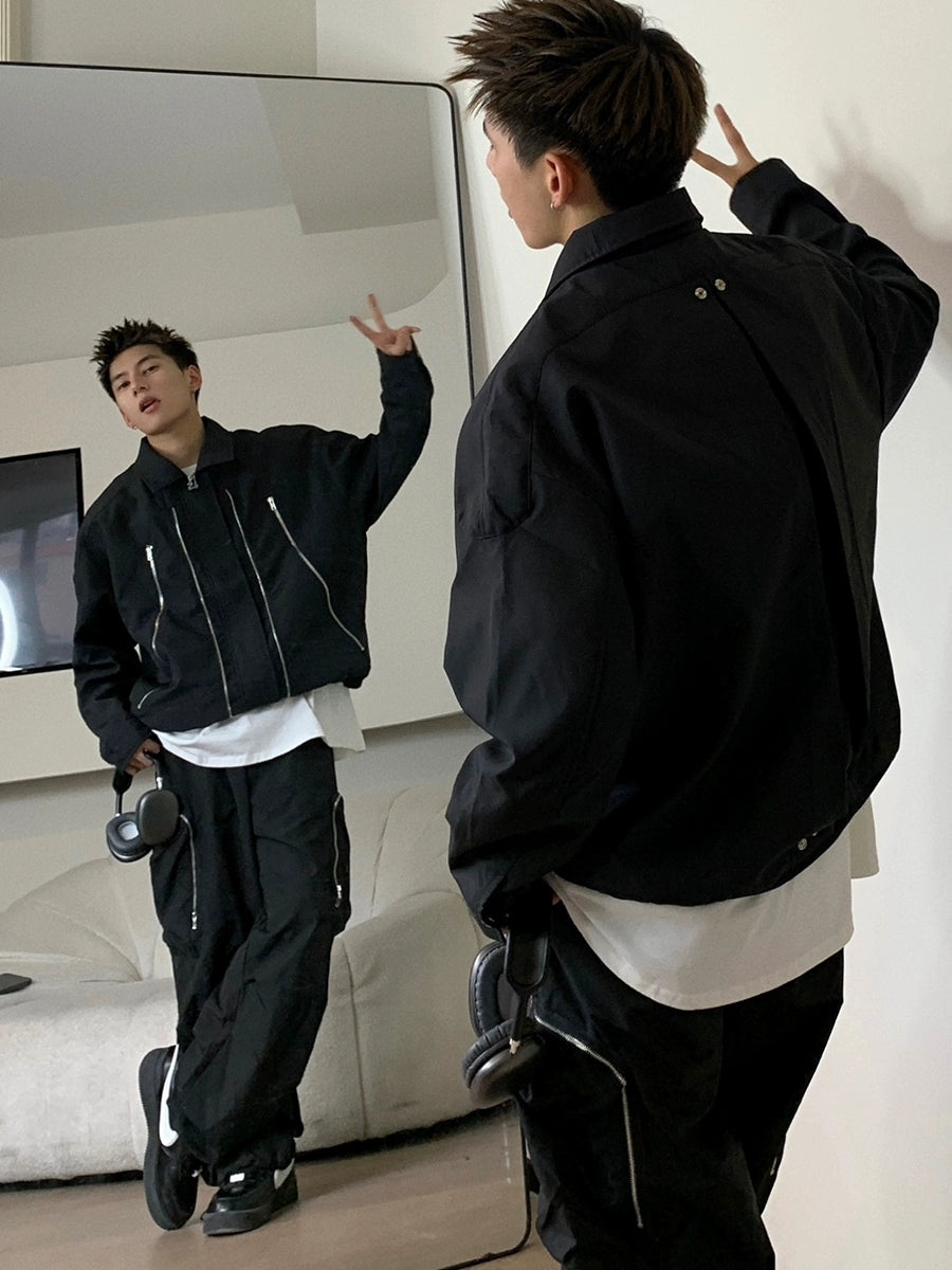 Veste de travail décontractée et ample 