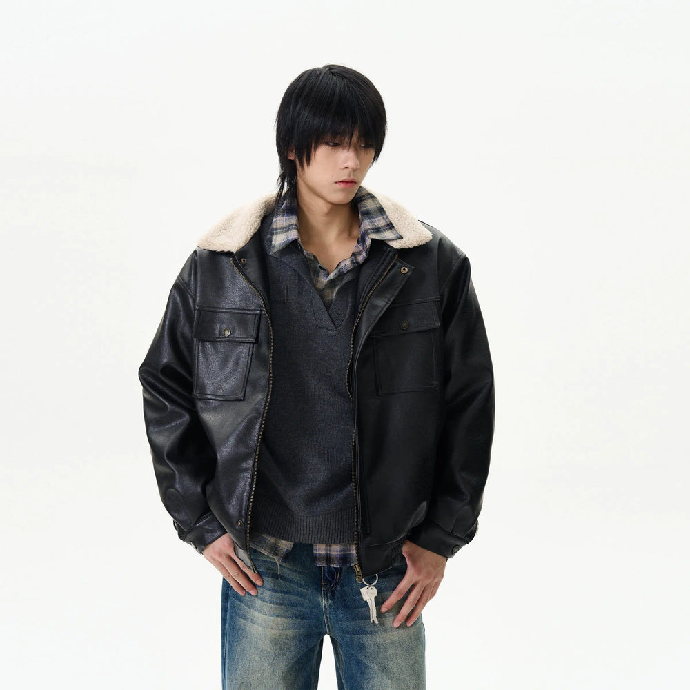 Insulated Leather Jacket
