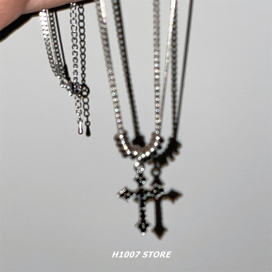 Cross Pendant Hip-Hop Necklace Chain