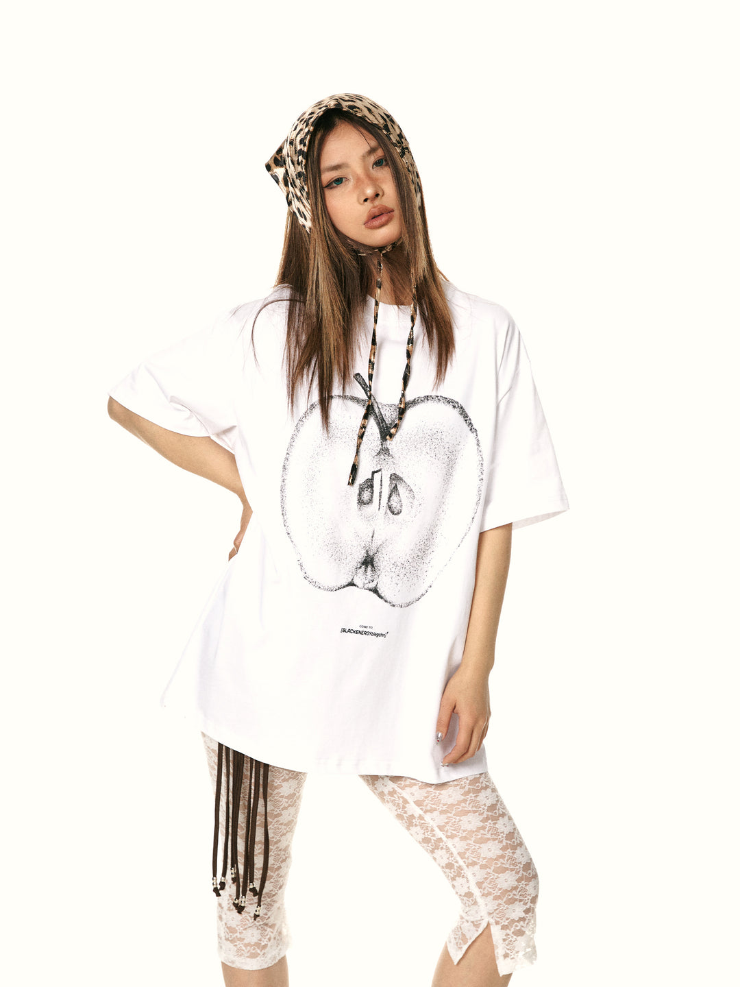 Pure Cotton Apple Print T-shirt