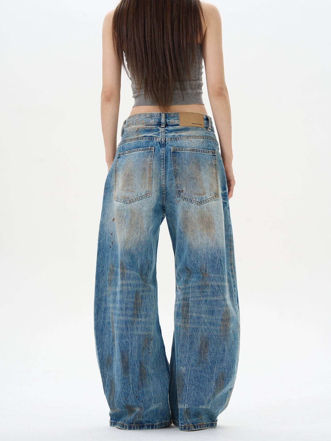 Loose Fit Ripped Jeans