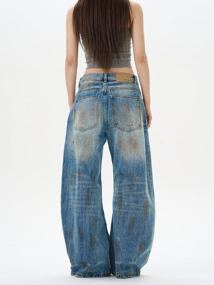 Loose Fit Ripped Jeans