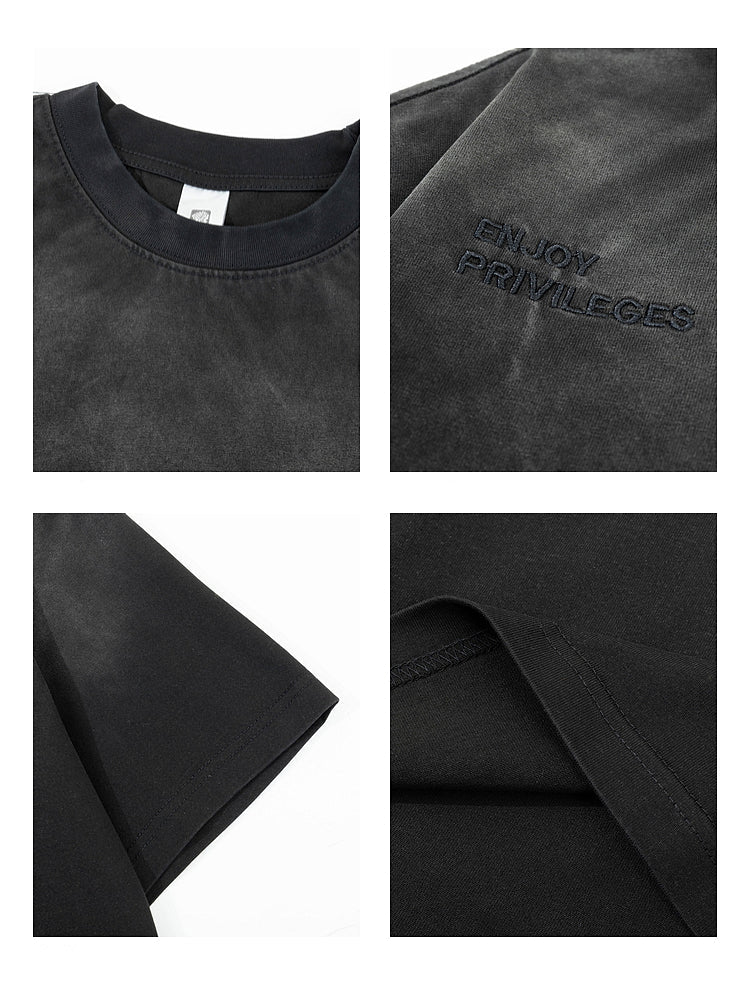 グラデーションカラーショートスリーブTシャツ 