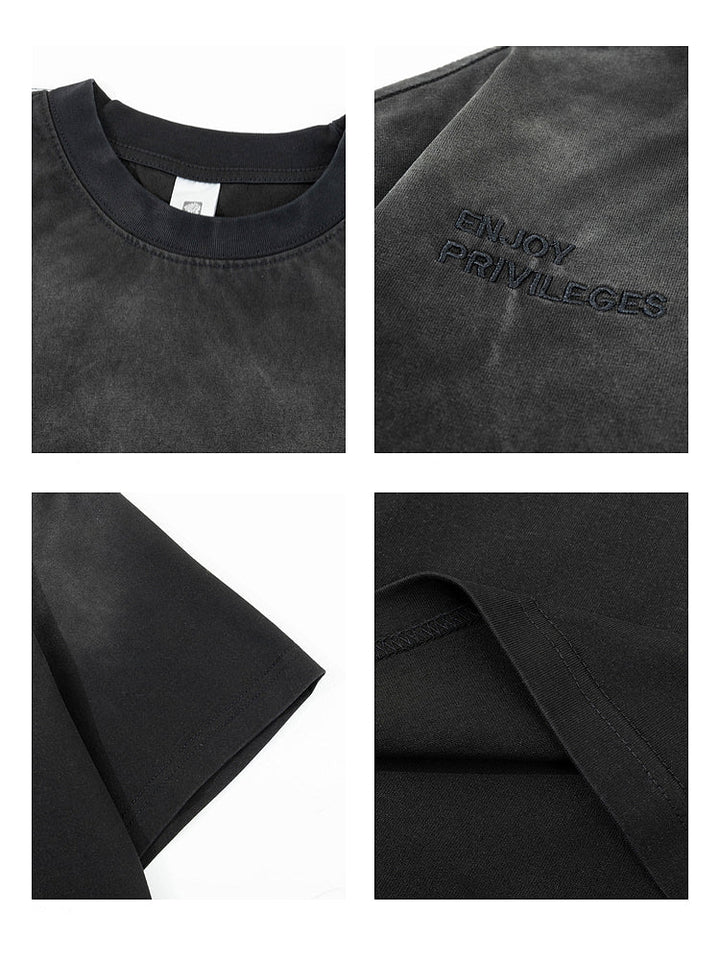 グラデーションカラーショートスリーブTシャツ 