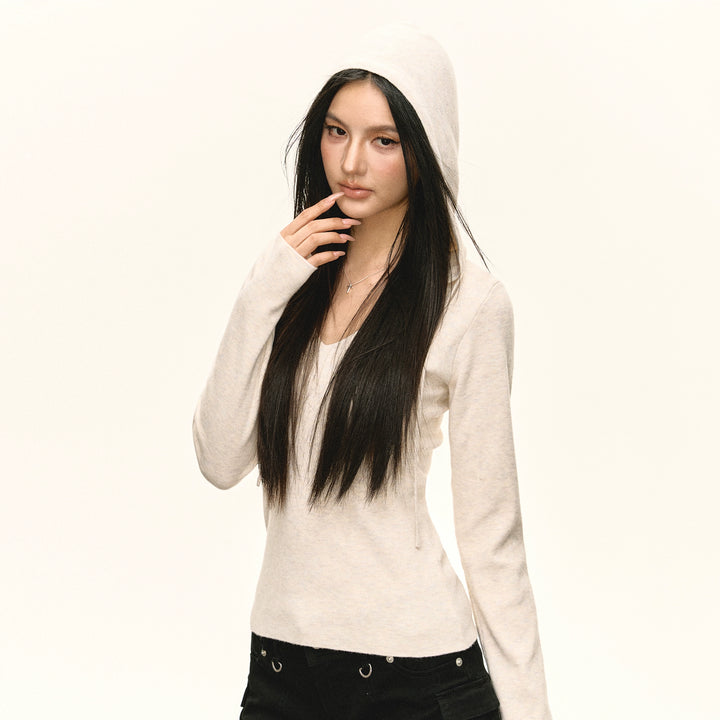 Slim Fit Hooded Sweater