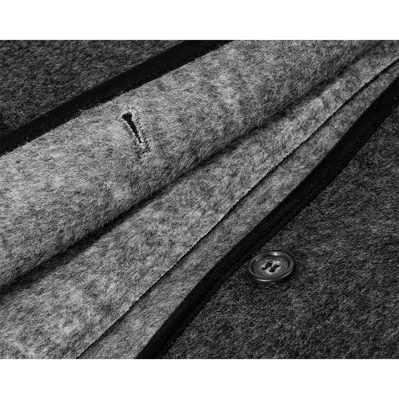 Slim Fit Retro Style Short Wool Coat