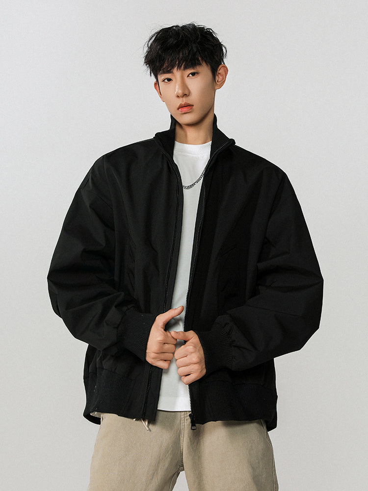 Vielseitige Lockere Passform Bomberjacke 