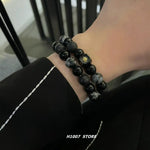 Lava Stone Beaded Bracelet