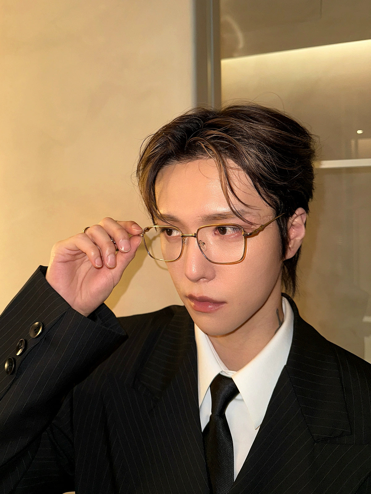 Titanium Rectangle Spectacle Frames