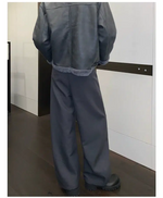 Wide-Leg Drape Pants