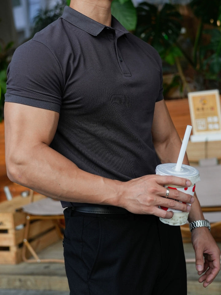 Slim Fit Short Sleeve Polo Shirt