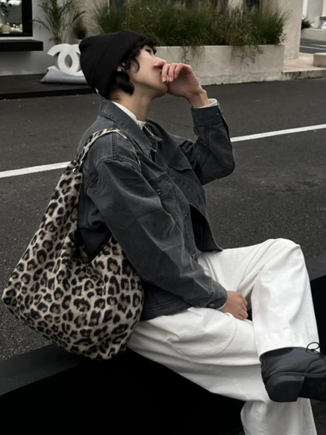 Large Capacity Leopard Print Tote Bag