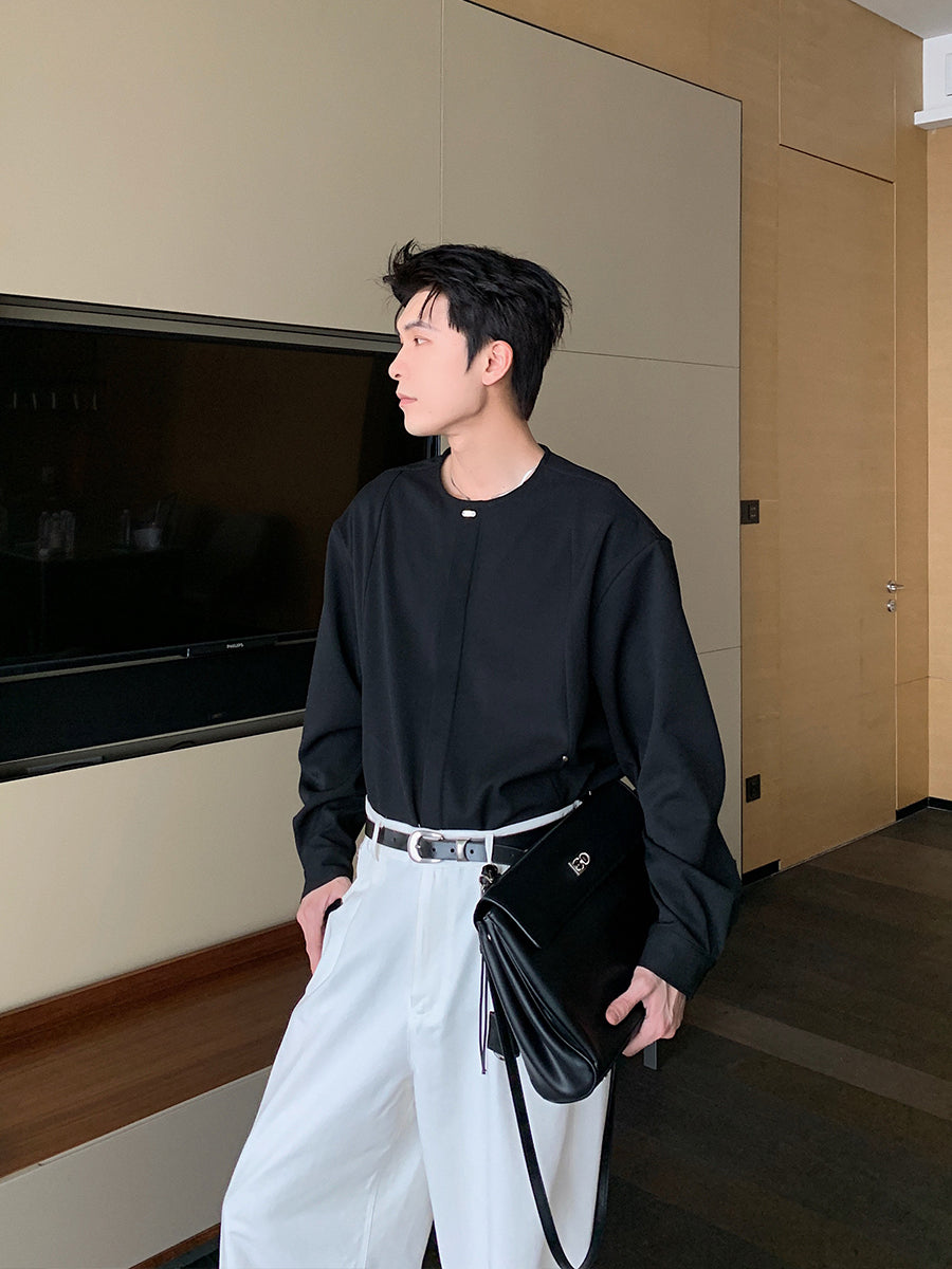 Long-Sleeved Chinese Style Shirt Jacket
