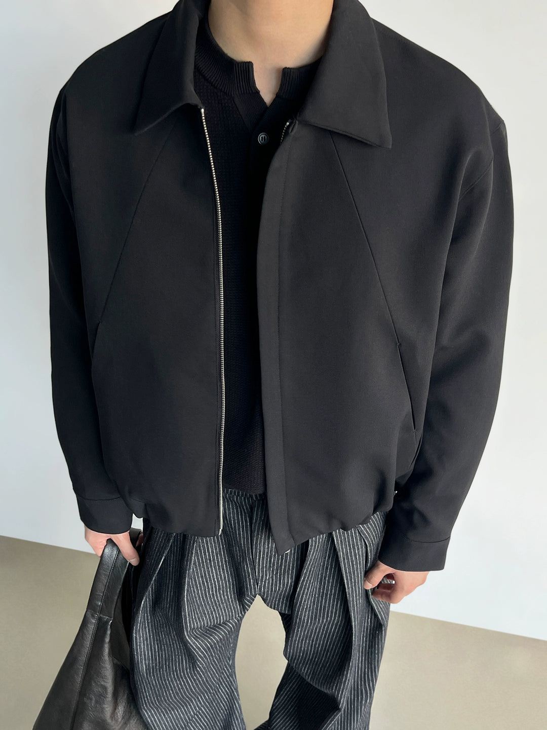 Veste de vol A2 courte et large Boxy 