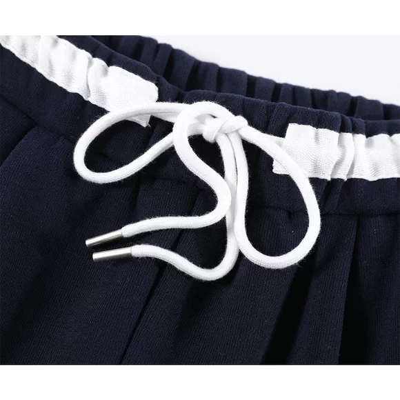 Fleece-Lined Wide-Leg Sweatpants