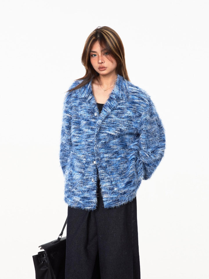 Retro Style Loose Knit Jacket