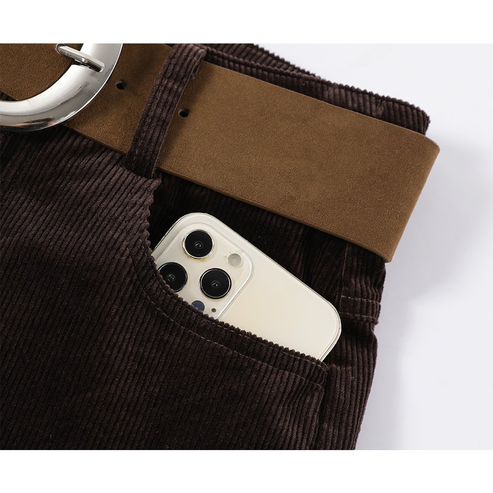 Corduroy Flared Casual Pants
