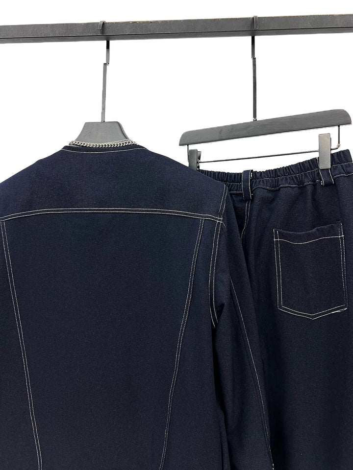 Casual Suit Jacket and Pants
