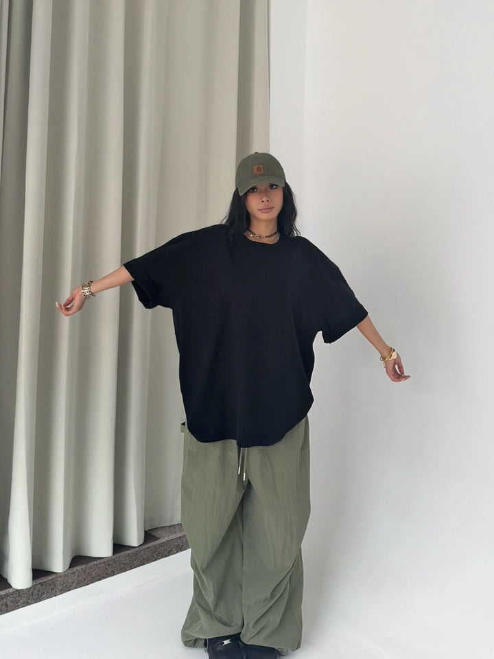 Loose Fit Basic Short Sleeve T-shirt