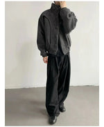 Thickened Wool High-Collar Jacket