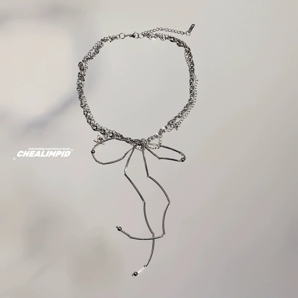 Bow Irregular Clavicle Chain Choker