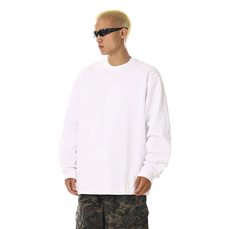 Chemise décontractée à manches longues minimaliste 