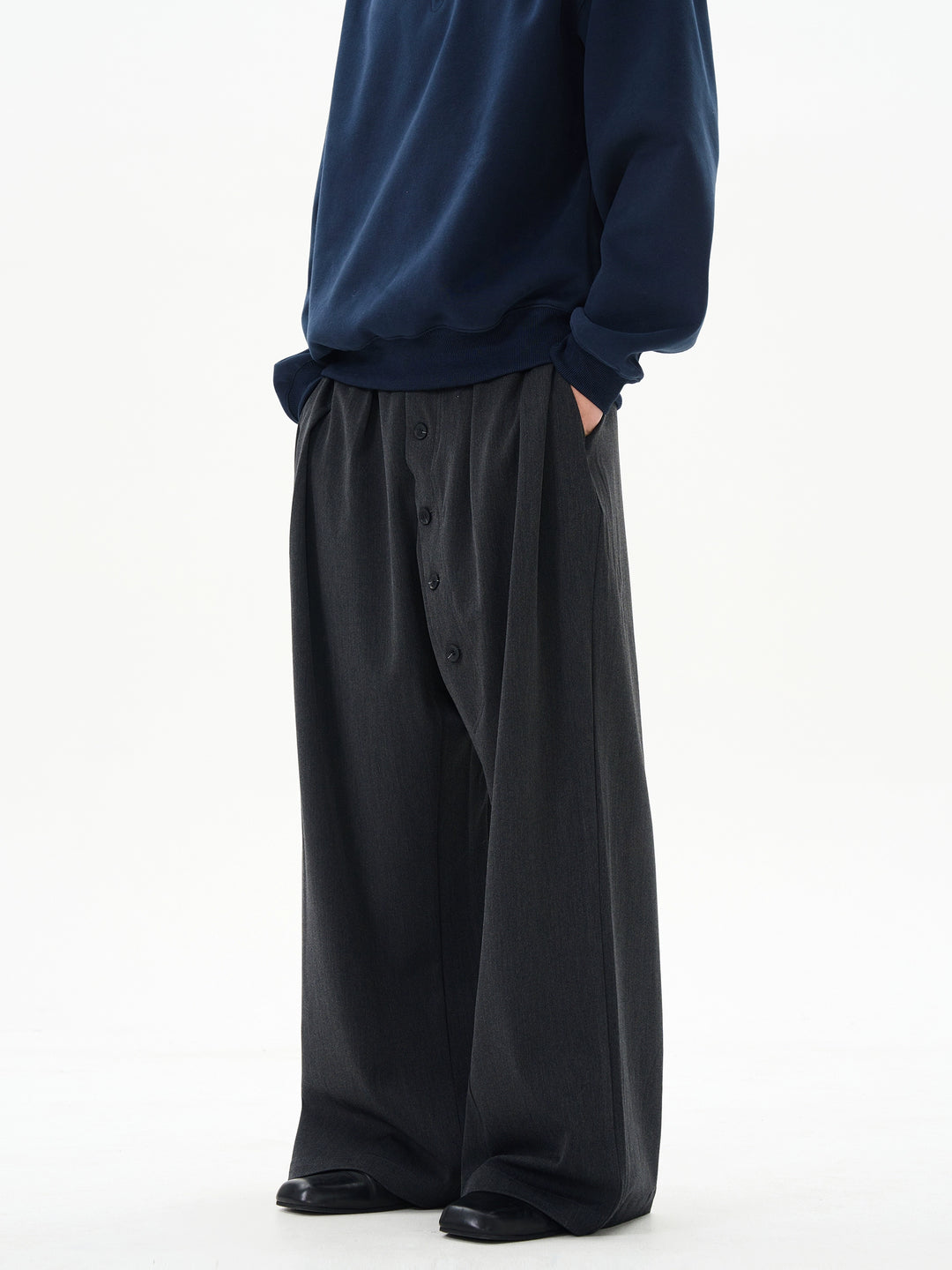 Loose Fit Suit Pants