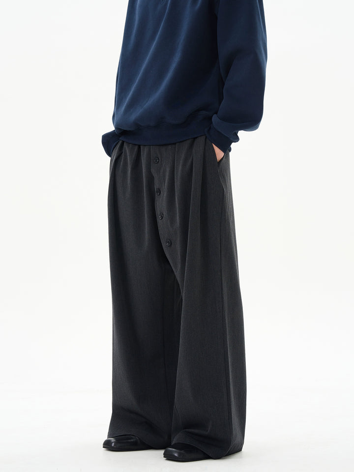Loose Fit Suit Pants