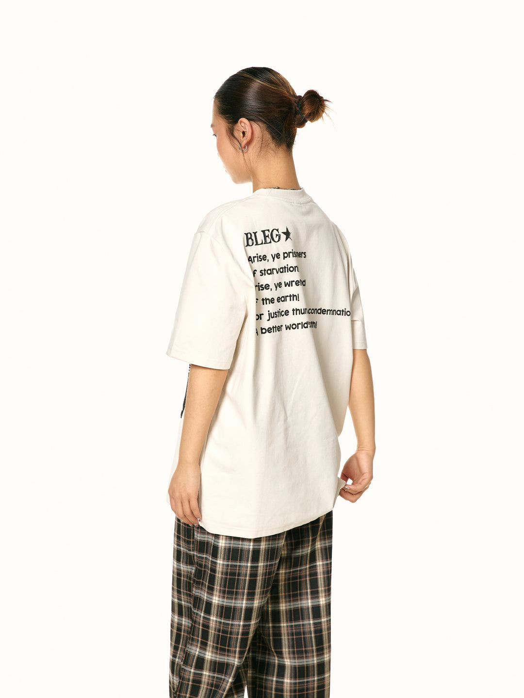 Retro Print Short-Sleeved Casual T-Shirt