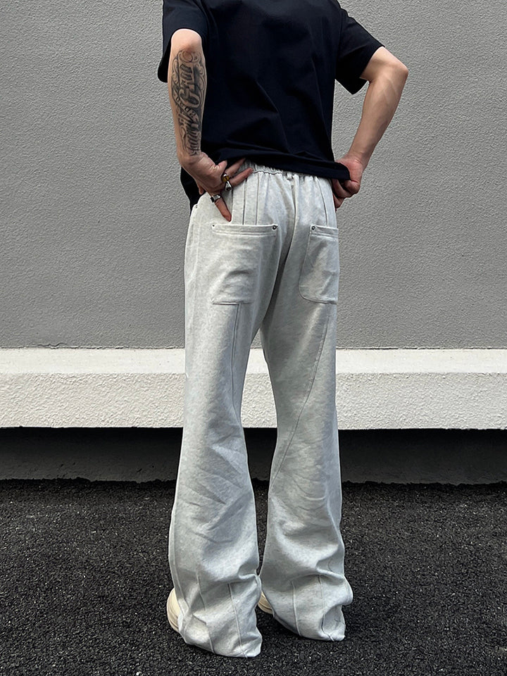 Loose Fit Straight Track Pants