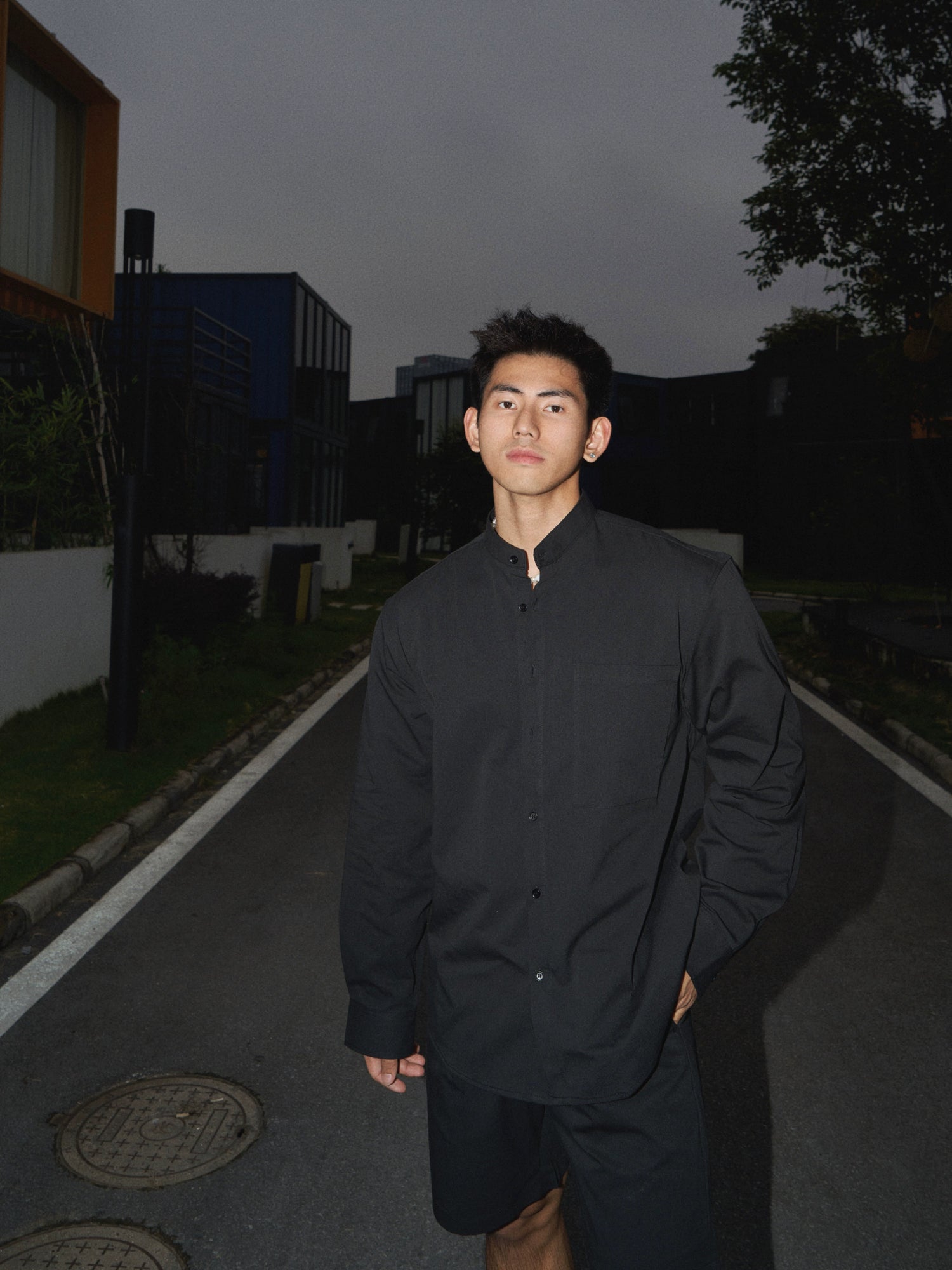 Kurzarmhemd und Hosen Set 