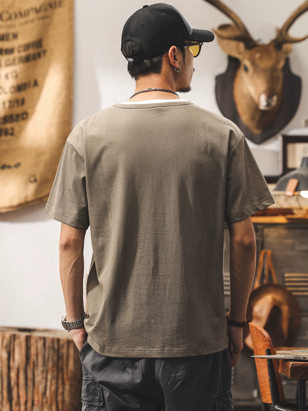 Loose Fit Retro Short Sleeve T-Shirt
