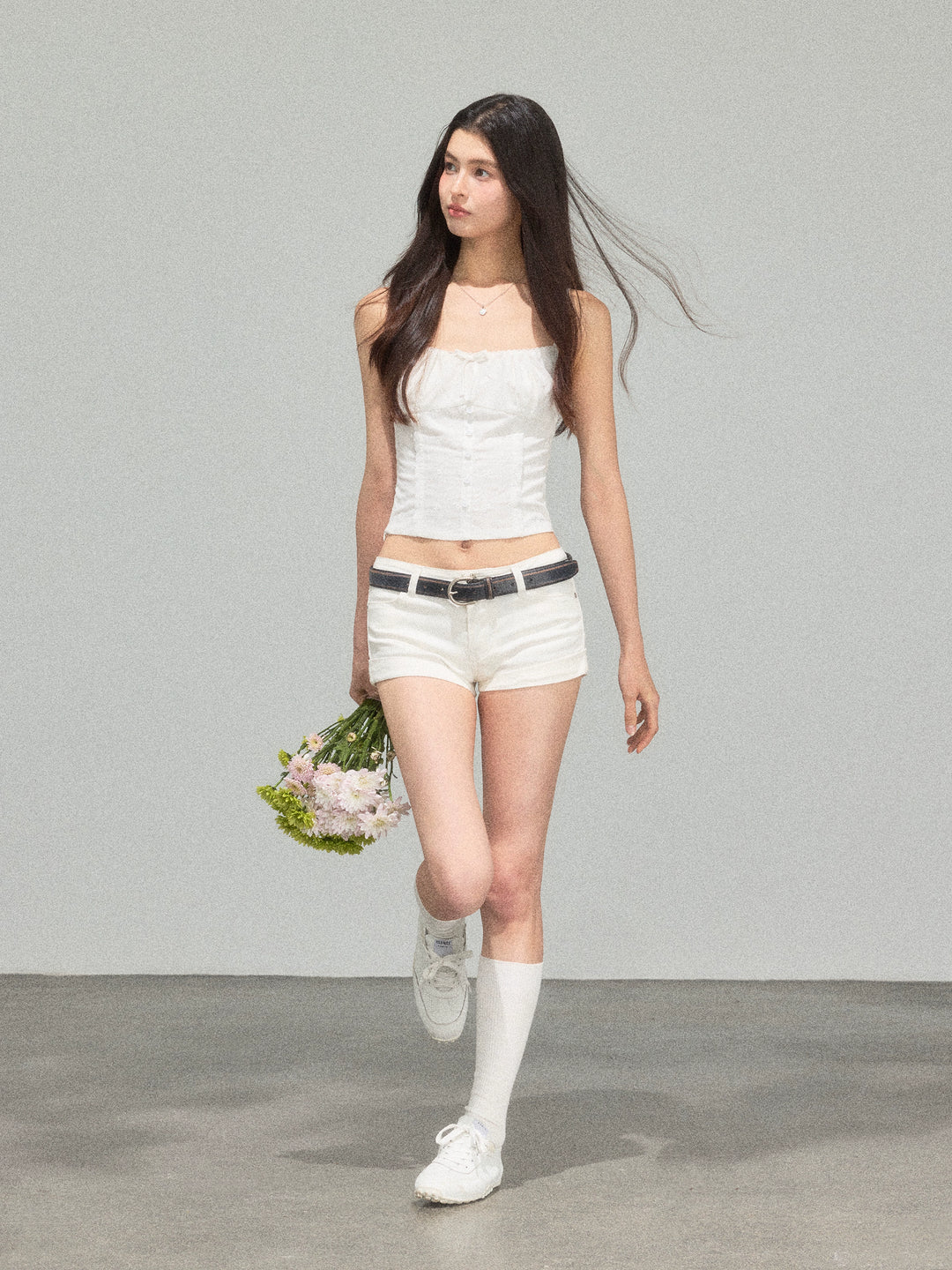 Passformad spaghetti strap tank top 