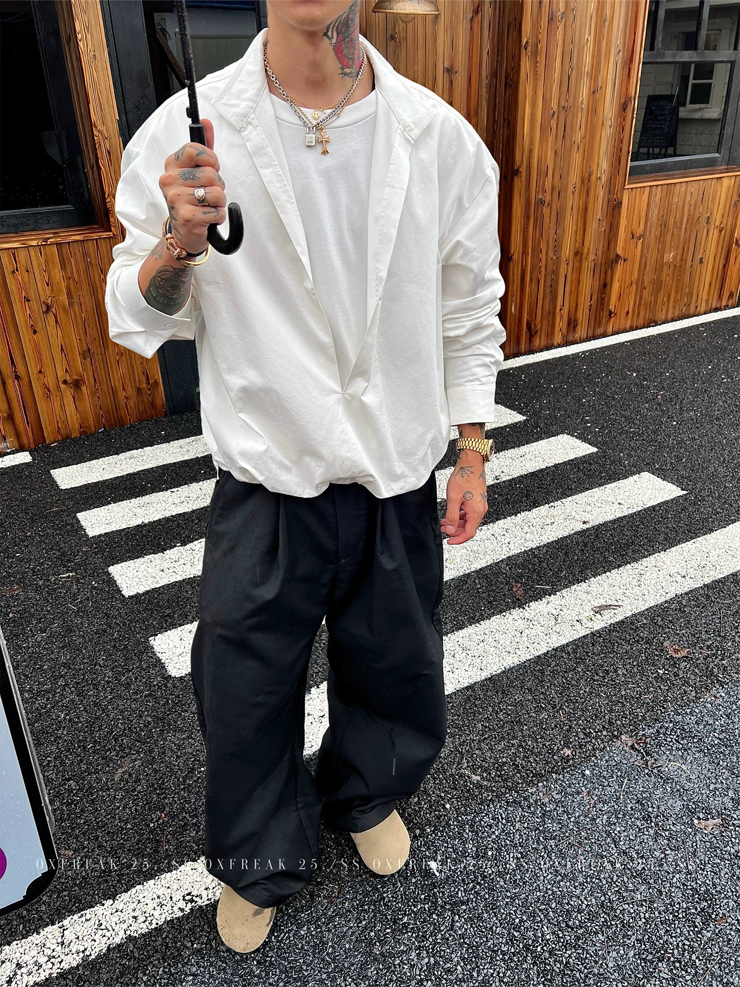 Loose-fit Long-sleeved Shirt