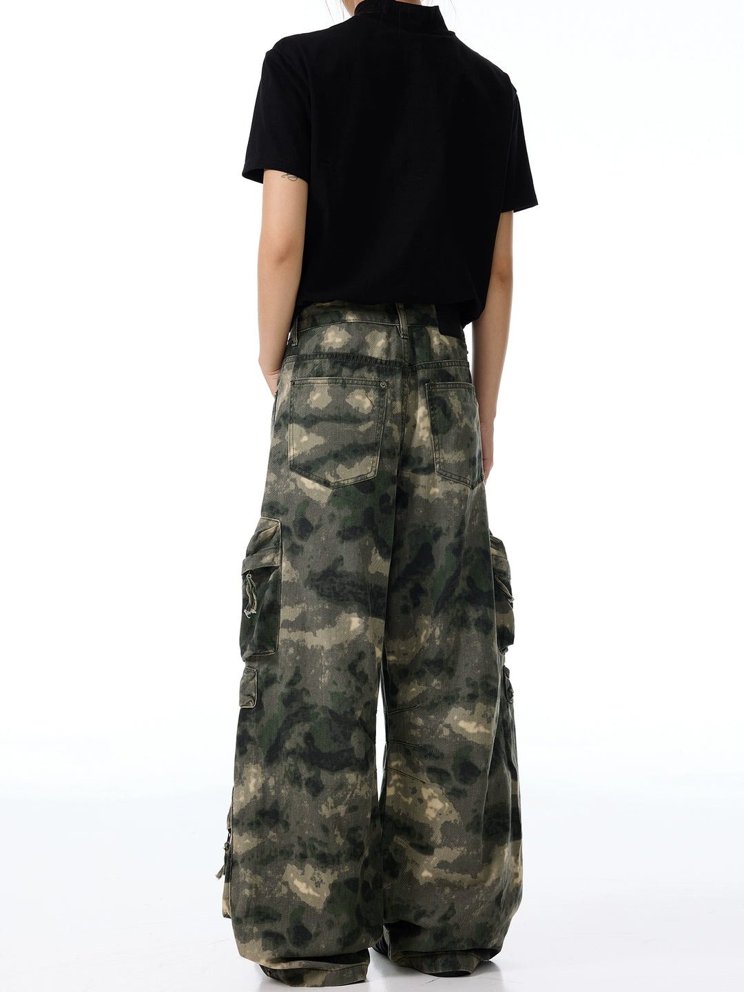 Camouflage Multi-pocket Cargo Pants
