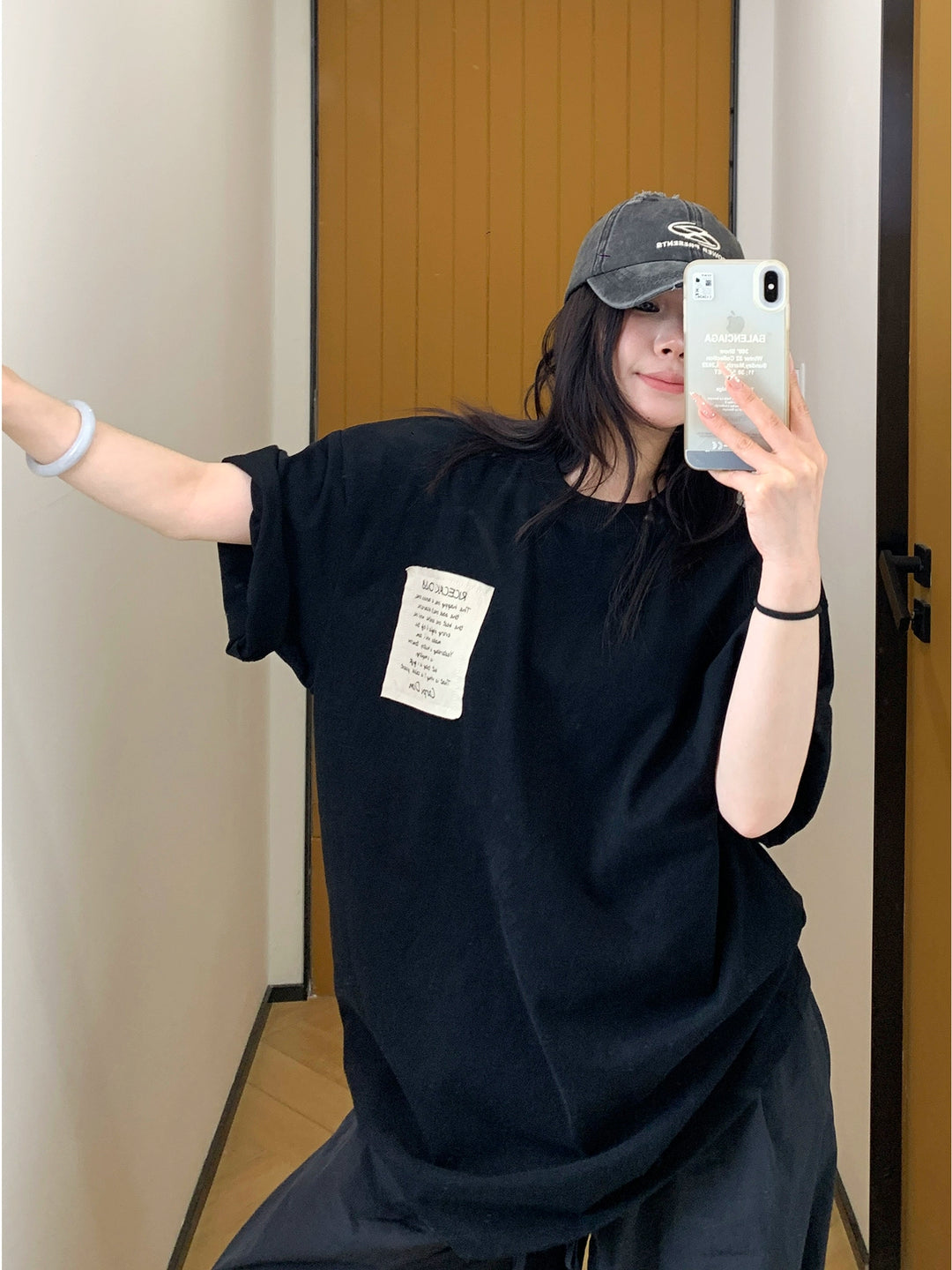 Oversized Cotton Short Sleeve T-Shirt