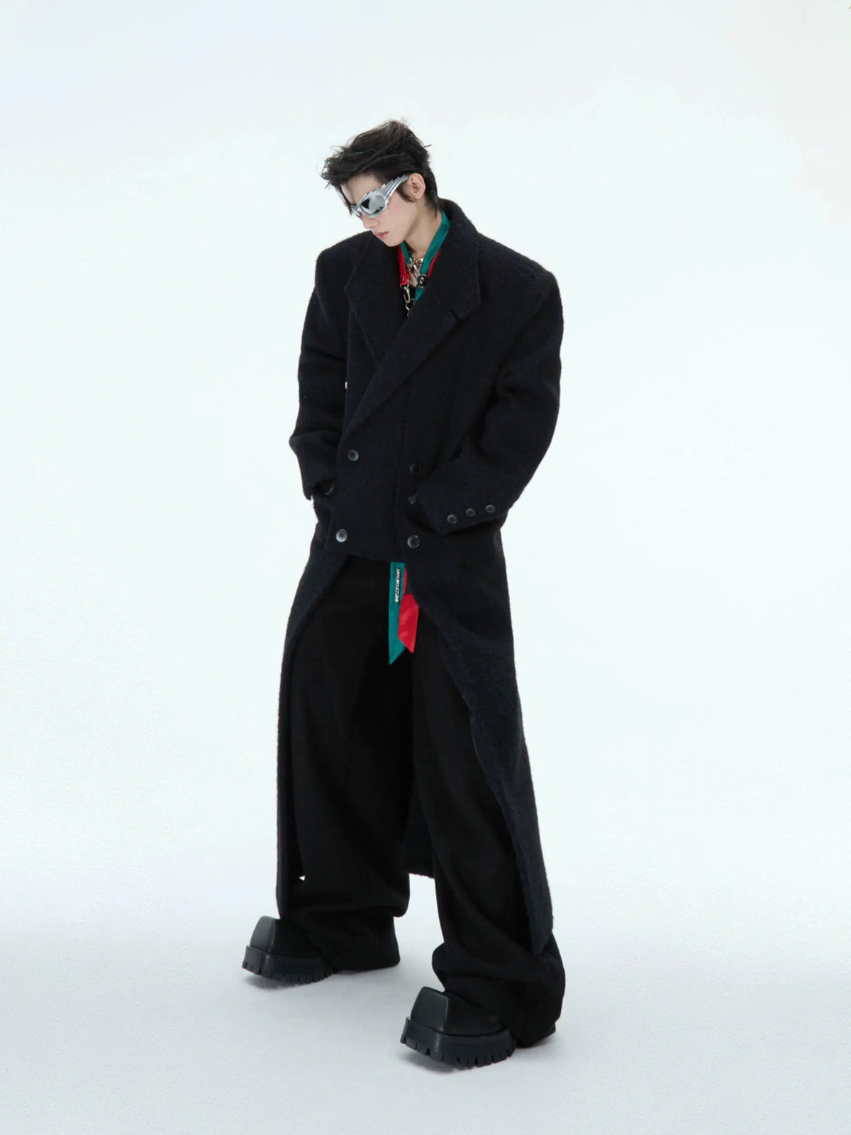 Splicing Deconstructed Wool Coat