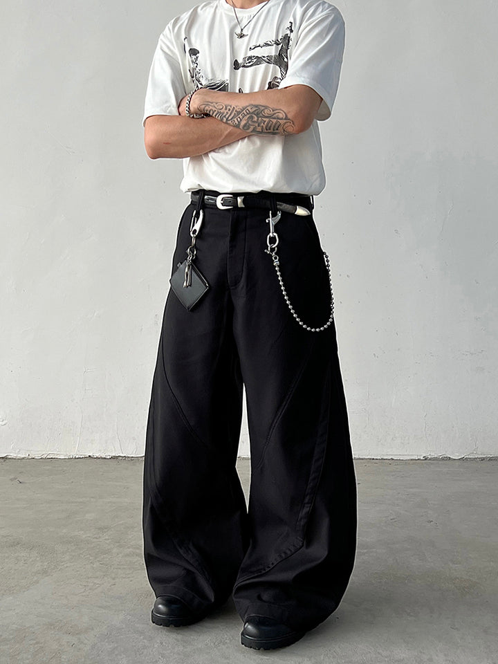 Wide-Leg Cargo Pants