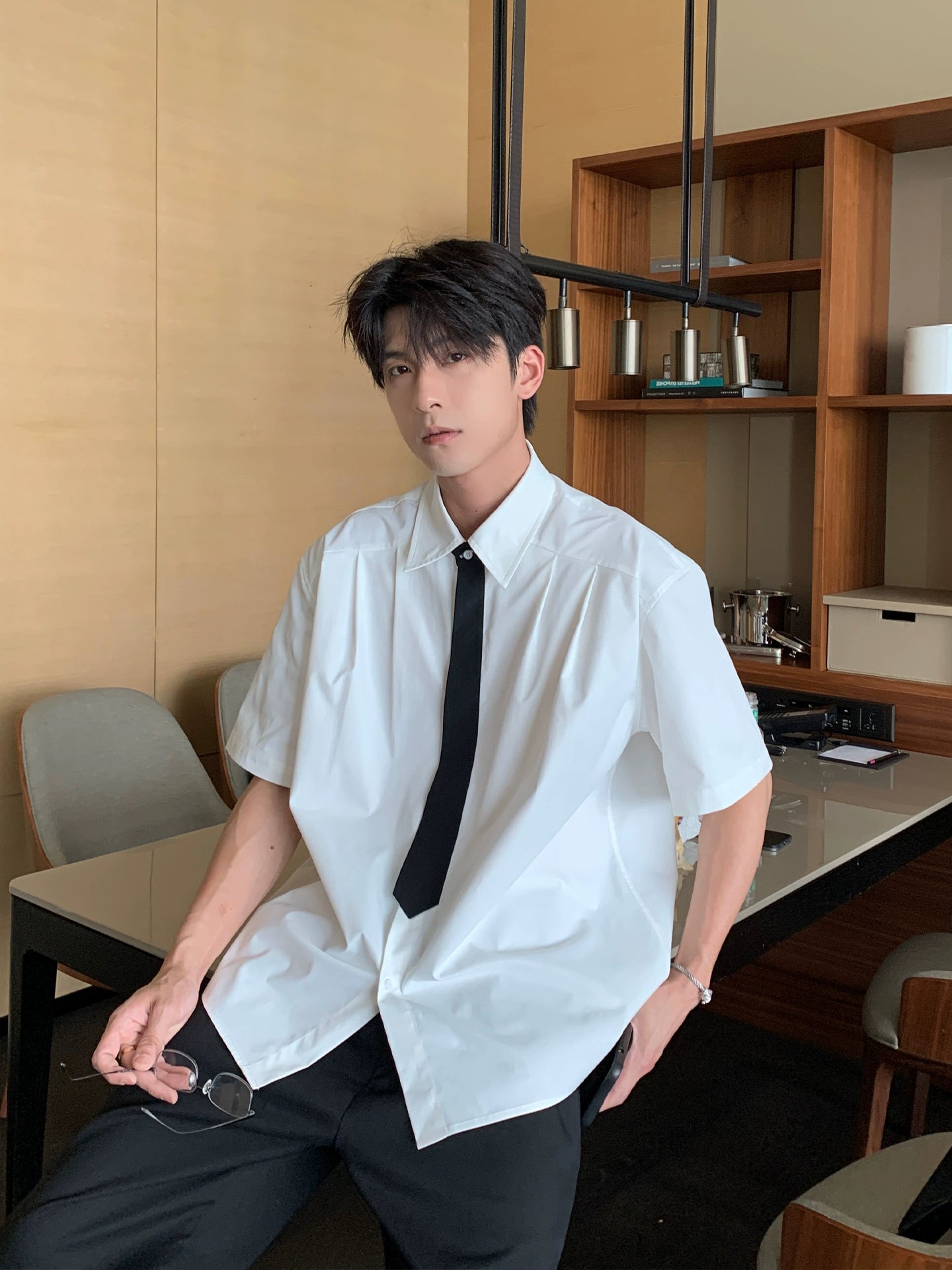 Short Sleeve Button-Up Shirt