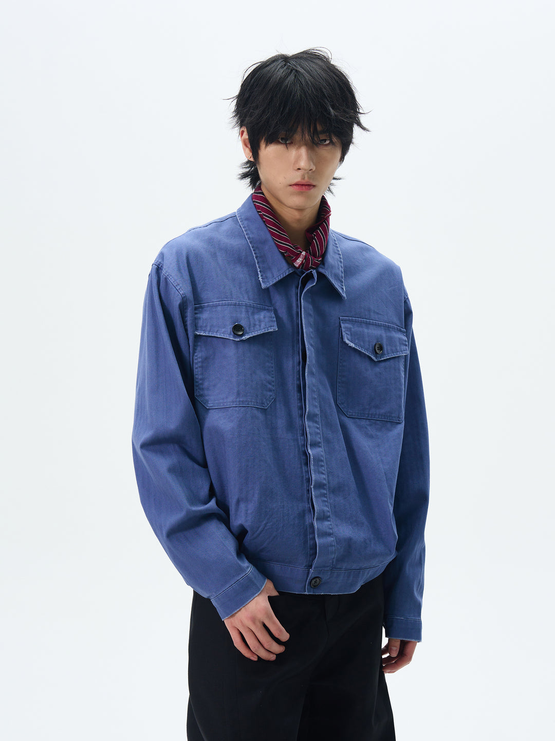 Loose Fit Jacket with Pockets