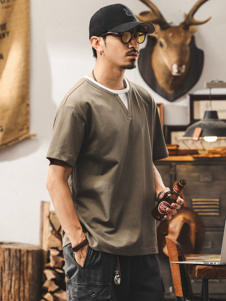 Loose Fit Retro Short Sleeve T-Shirt